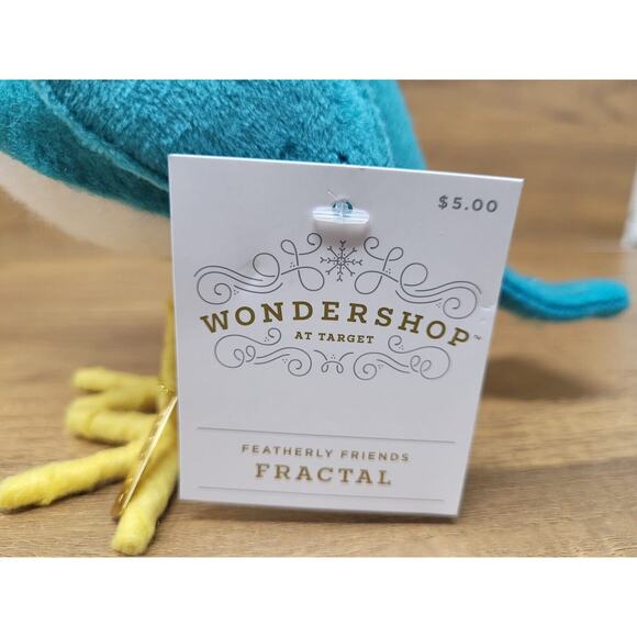 Wondershop Target Fabric Bird Decorative Figurine Dressed As Snowflake -Fractal - Picture 3 of 6